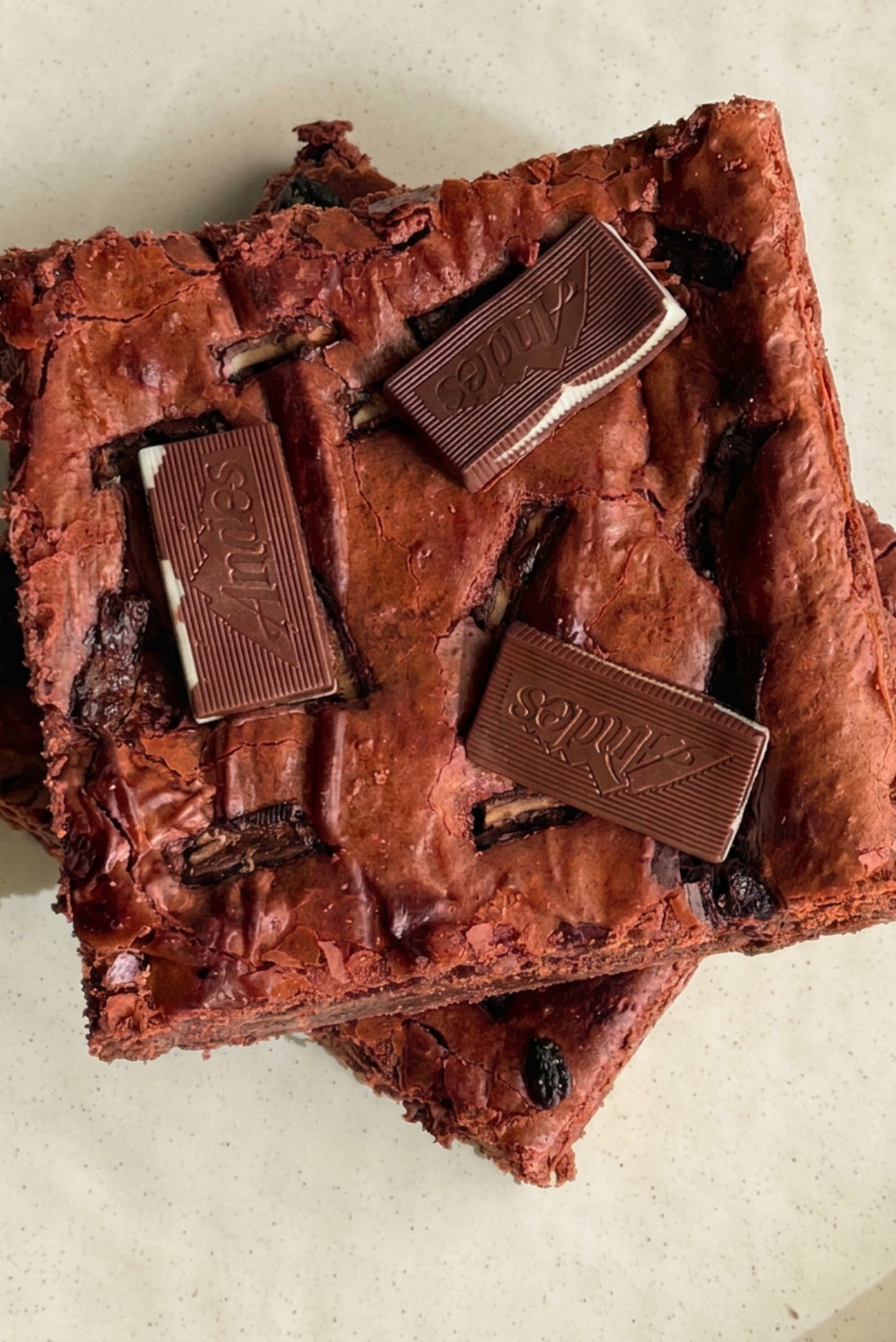 Totally Minted -  Big & Gooey Mint Chocolate Brownies